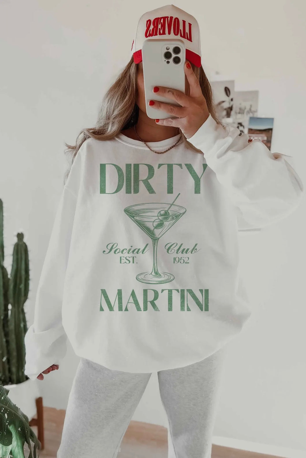 ‘Dirty martini’ sweatshirt