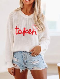 ‘Taken’ sweater
