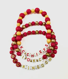 ‘Chiefs friendship’ bracelet stack