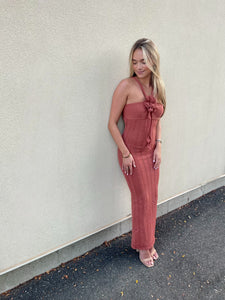‘Spiced rose’ dress