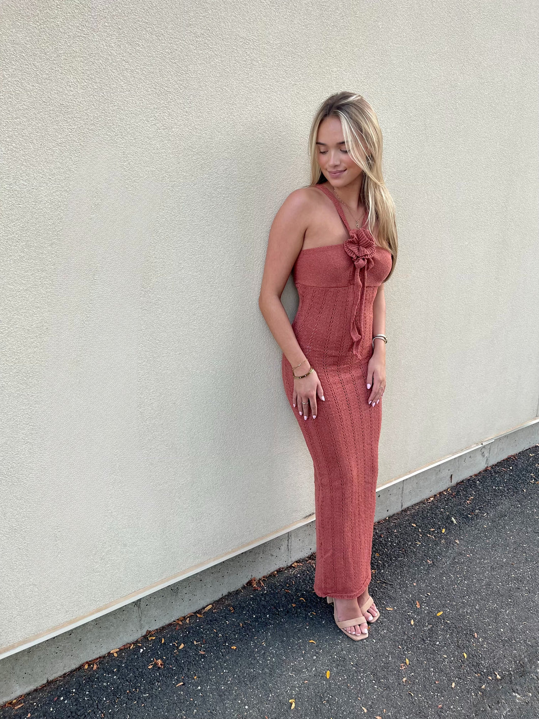‘Spiced rose’ dress