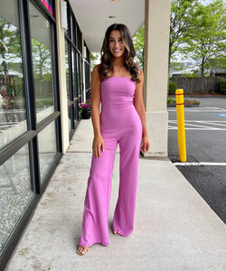 ‘Orchid cafe’ jumpsuit