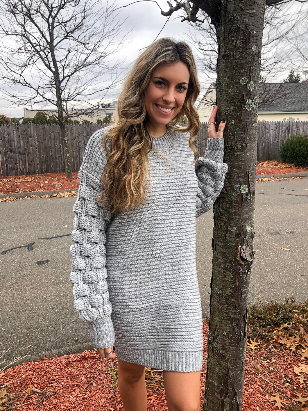 ‘Blogger babe’ sweater dress